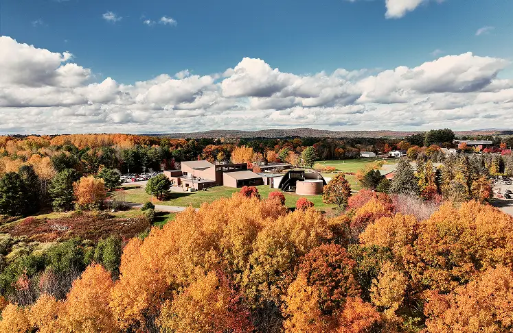 aerial shot umaine augusta