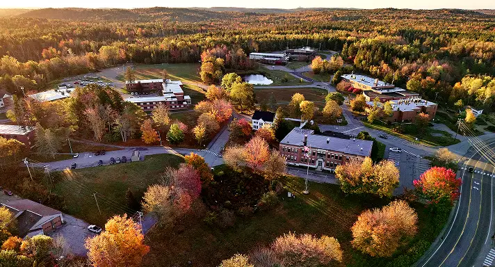 aerial view umaine machias