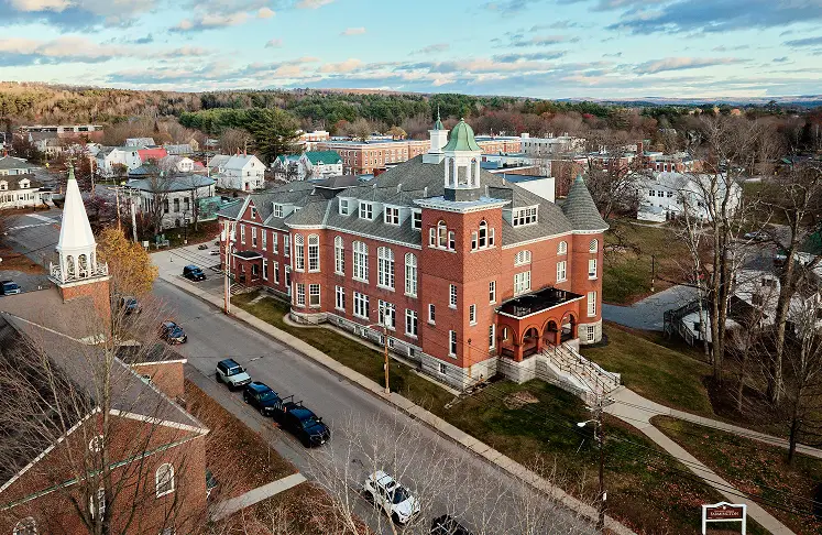 aerial view university farmington