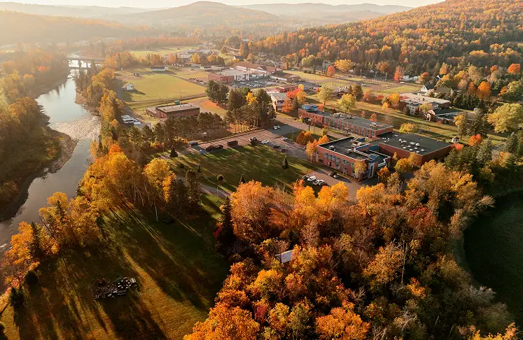 aerial view of umaine fort kent